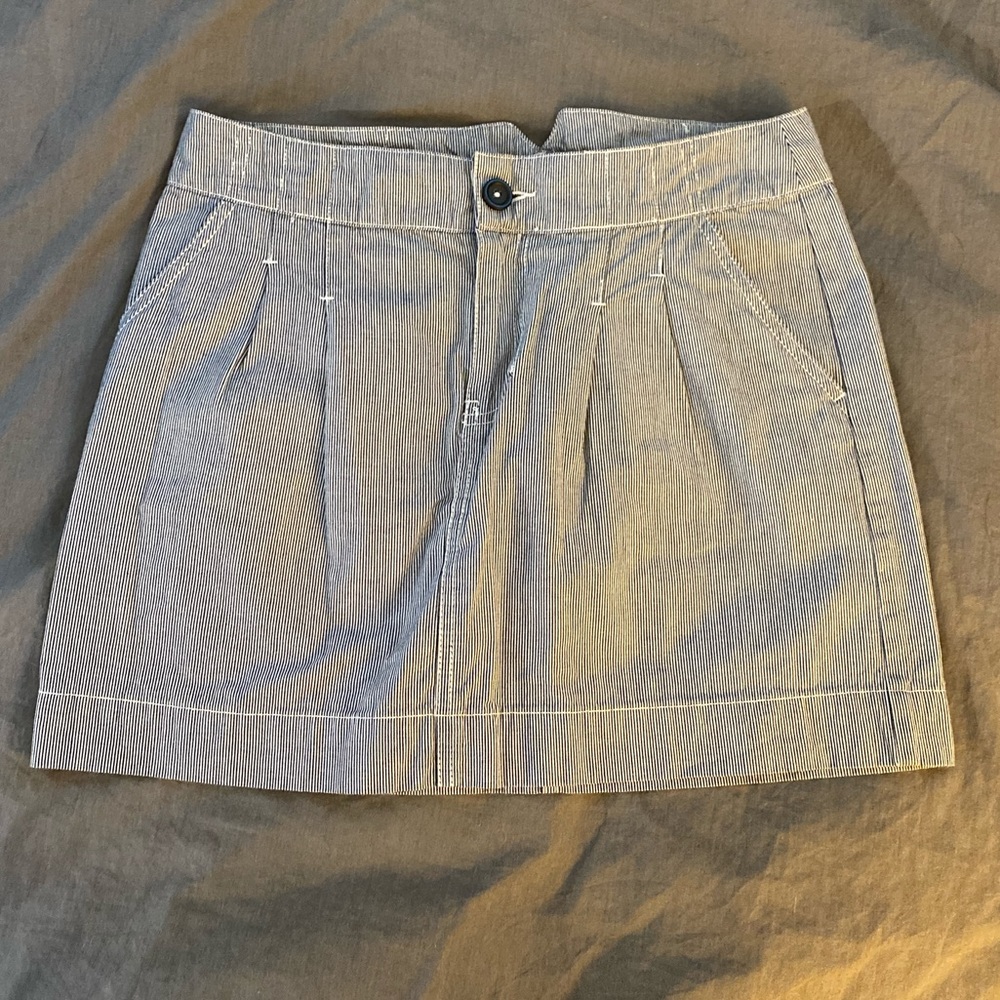 H&M Striped Mini Skirt